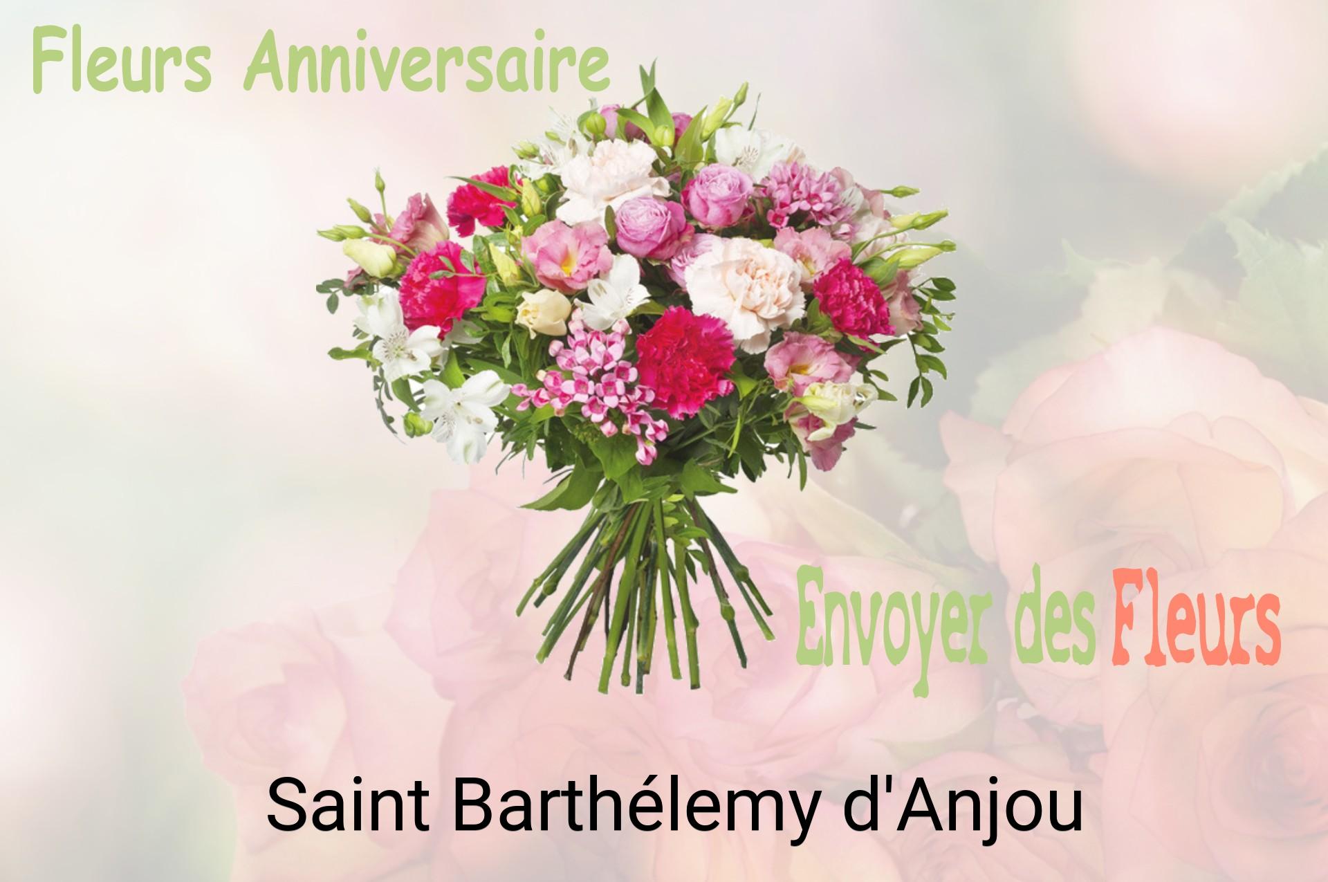Bouquet de fleurs d’anniversaire livré à Saint-Barthélemy-d'Anjou